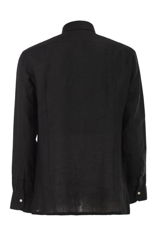 26SS 키톤 긴팔 셔츠 UMCNERH0969003000 H0969003 BLACK - KITON