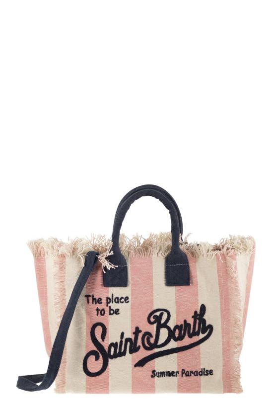 26SS 세인트바쓰 토트백 COL0001 02626L WHITE PINK