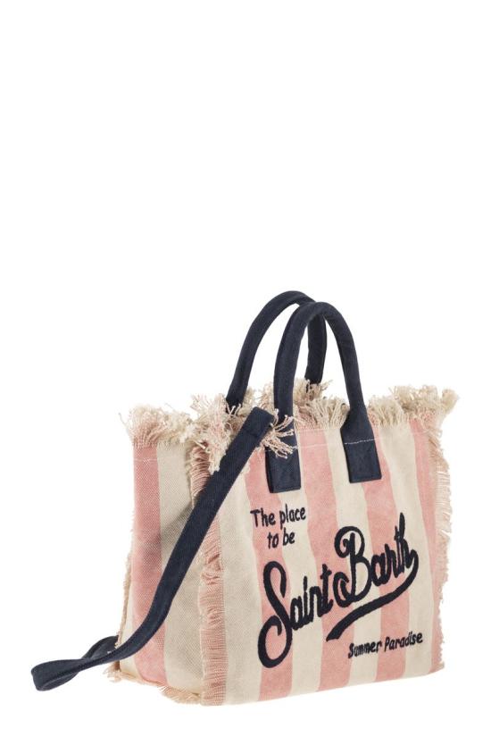 26SS 세인트바쓰 토트백 COL0001 02626L WHITE PINK - MC2 SAINT BARTH