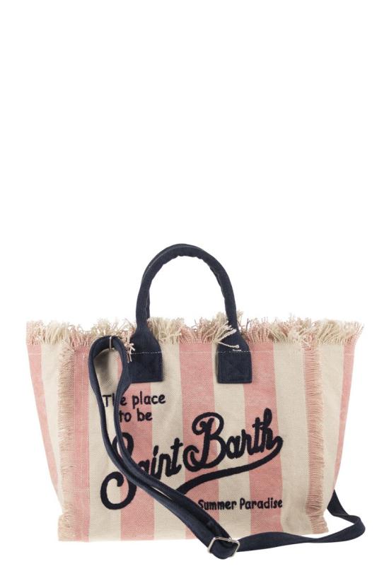 26SS 세인트바쓰 토트백 COL0001 02626L WHITE PINK - MC2 SAINT BARTH