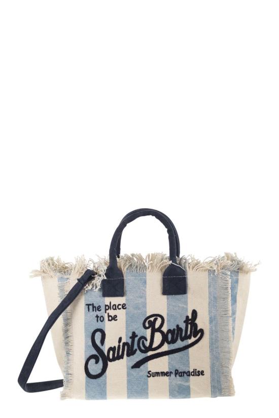 26SS 세인트바쓰 토트백 COL0001 02629L WHITE LIGHT BLUE