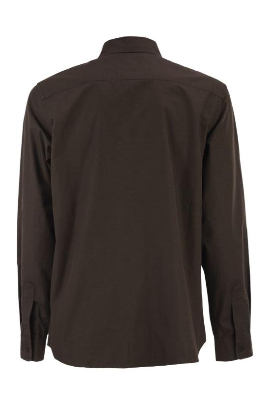 26SS 아페쎄 긴팔 셔츠 COHOGM12006 CAE DARK BROWN - A.P.C.