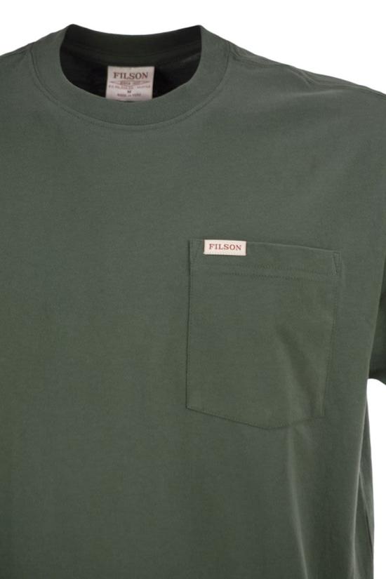 26SS 필슨 반팔 티셔츠 FMTEE0136K0261 380 GREEN - FILSON