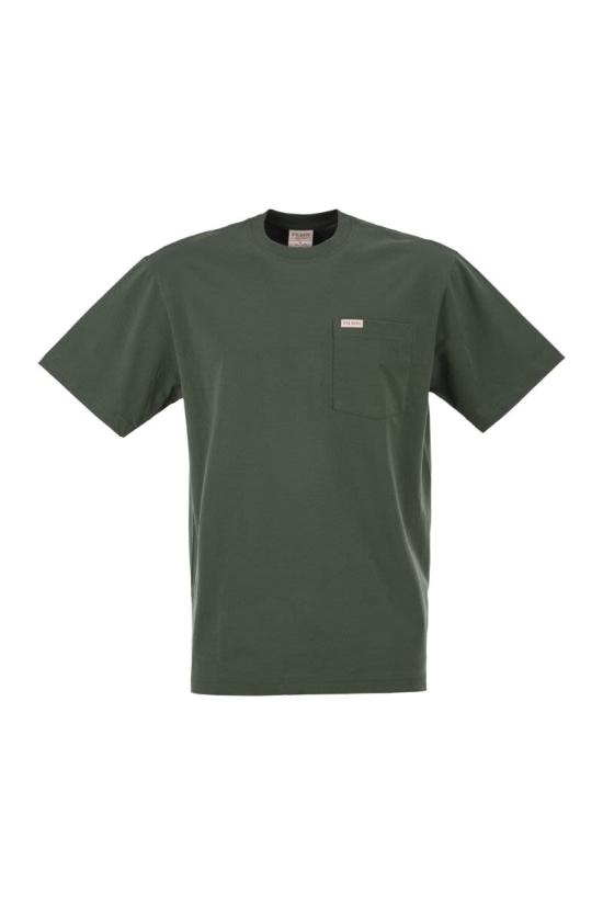 26SS 필슨 반팔 티셔츠 FMTEE0136K0261 380 GREEN