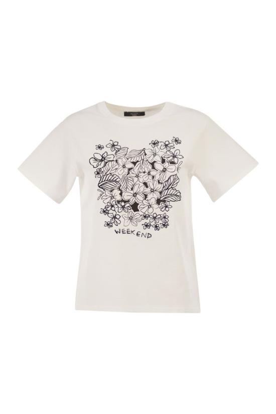 26SS 위켄드막스마라 반팔 티셔츠 2615971042600 003 WHITE