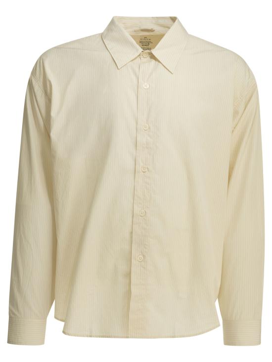 26SS 엠에프펜 긴팔 셔츠 M126005EXACTSHIRTPALEOFFICESTRIPE WHITE