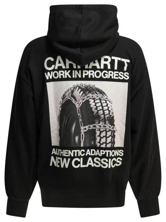 26SS 칼하트 WIP 후드 티셔츠 I03637489XX BLACK - CARHARTT WIP