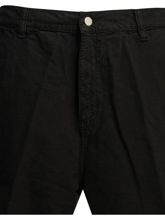 26SS 칼하트 WIP 월터 싱글 니 쇼츠 I03649189GD BLACK - CARHARTT WIP