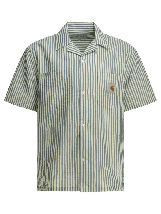 26SS 칼하트 WIP 숏슬리브 레벨 셔츠 I0362033K5XX BLUE