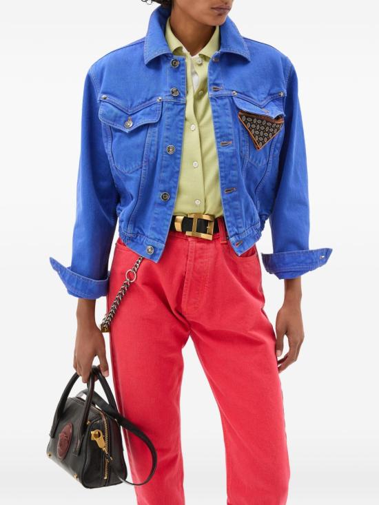 26SS 베르사체 자켓 10245271A178711DB10 BLUE - VERSACE