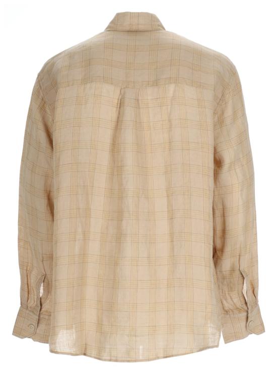 26SS 아워레가시 긴팔 셔츠 M2262AV VACAYCHECKGAUZELINEN BEIGE - OUR LEGACY