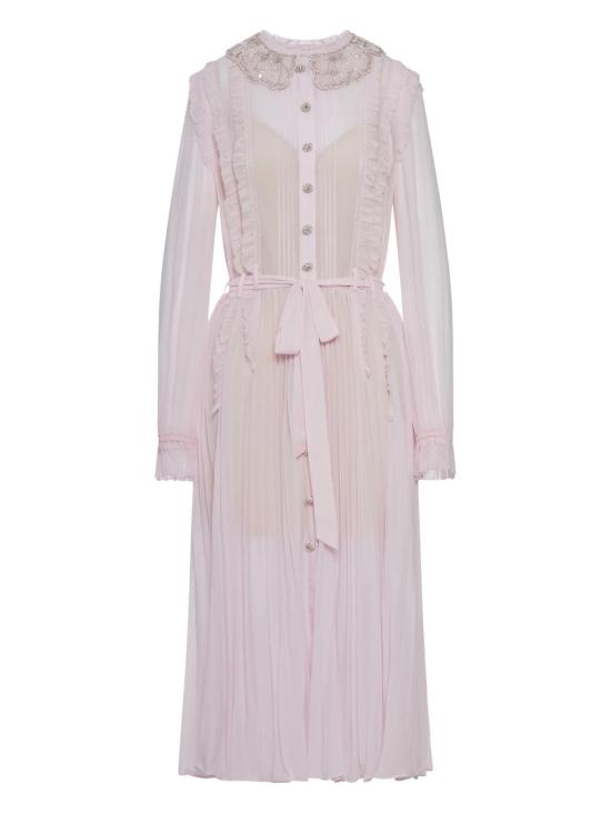 26SS 셀프 포트레이트 미디 원피스 RS26034MP PINK