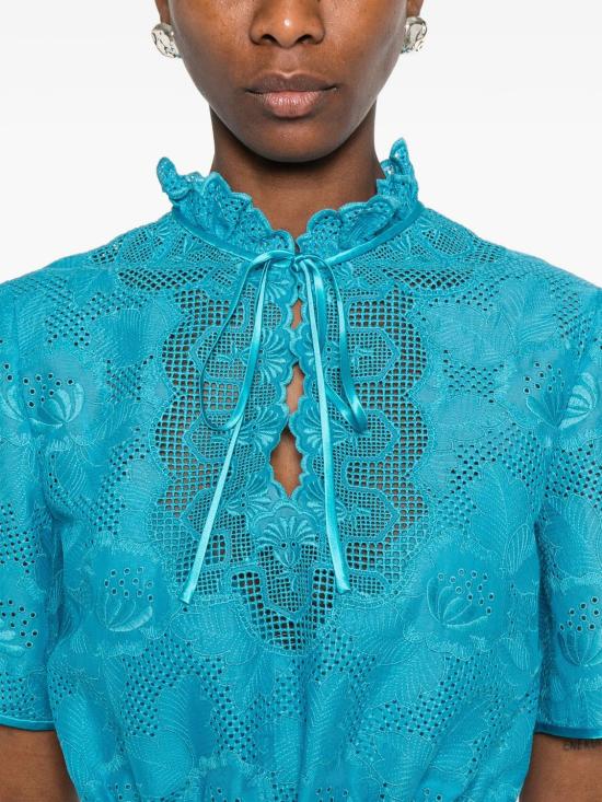 26SS 발렌티노 가라바니 미디 원피스 8B3VAJK5A4GL04 LIGHTBLUE - VALENTINO GARAVANI