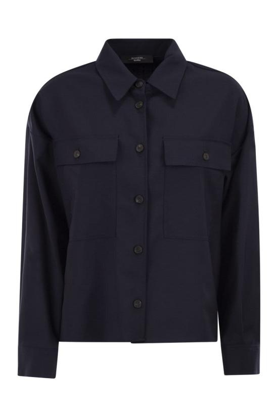 26SS 위켄드막스마라 셔츠 2615041021600001 AZUL