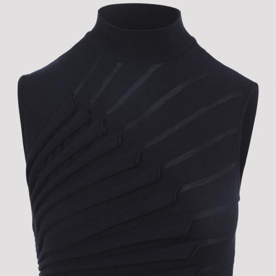 26SS 알라이아 미디 원피스 AA9R2862K162C537 MINUIT - ALAIA