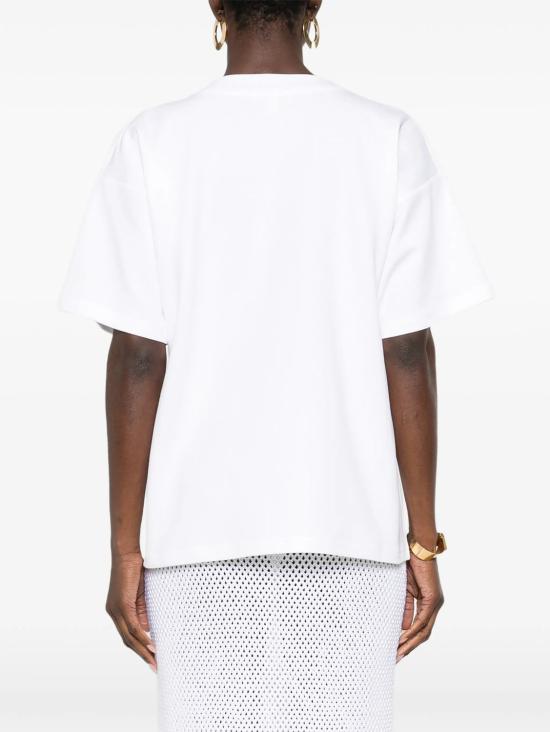 26SS 알라이아 반팔 티셔츠 AA9I0019J095C000 BLANC - ALAIA