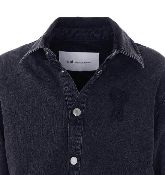 26SS 아미 알렉산드르 마티우시 셔츠 UJK897 DE0124031 Black - AMI ALEXANDRE MATIUSSI