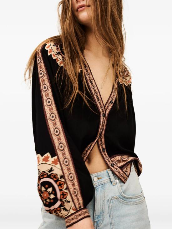 26SS 바쉬 셔츠 1E26VALD112 CARBONE - BA&SH