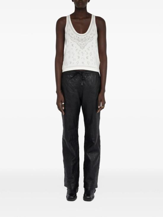 26SS 자딕앤볼테르 반팔 티셔츠 KWTO01134113 EGGSHELL