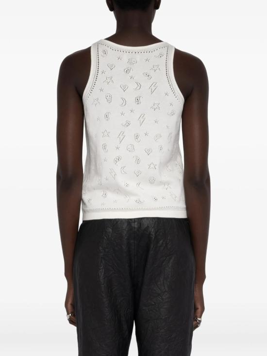 26SS 자딕앤볼테르 반팔 티셔츠 KWTO01134113 EGGSHELL - ZADIG & VOLTAIRE