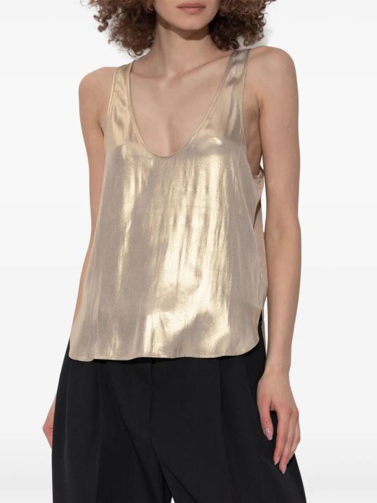 26SS 자딕앤볼테르 반팔 티셔츠 WWTO01986700 GOLD - ZADIG & VOLTAIRE