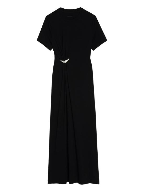 26SS 자딕앤볼테르 미디 원피스 JWDR01133011 BLACK