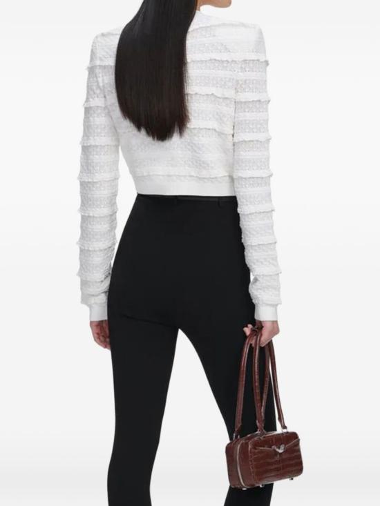 26SS 셀프 포트레이트 스웨터 SS26063CW WHITE - SELF PORTRAIT