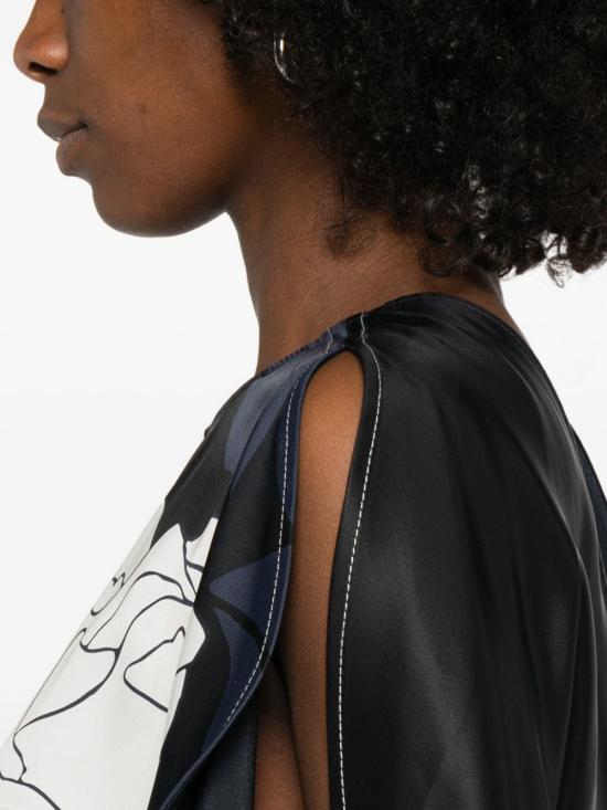 26SS 빅토리아 베컴 반팔 티셔츠 1126WTP006579D9638 DNAVYPROSE - VICTORIA BECKHAM