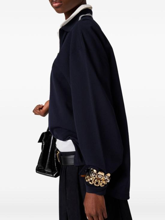 26SS 미우미우 반팔 티셔츠 MJLA2018ZWF0008 BLEU - MIU MIU