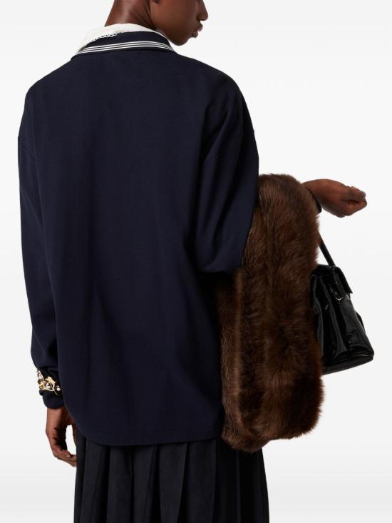 26SS 미우미우 반팔 티셔츠 MJLA2018ZWF0008 BLEU - MIU MIU