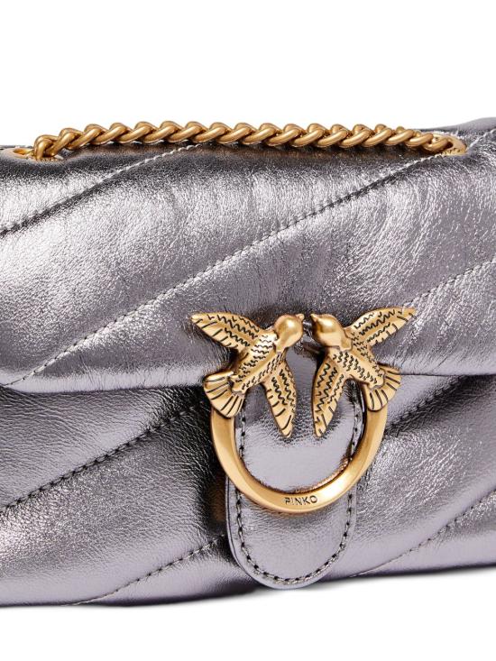 26SS 핑코 숄더백 100040 A360IEHQ ANTRACITE ANTIQUE GOLD - PINKO