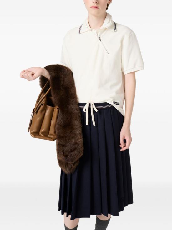 26SS 미우미우 반팔 티셔츠 MJNA0318ZWF0009 BIANCO - MIU MIU