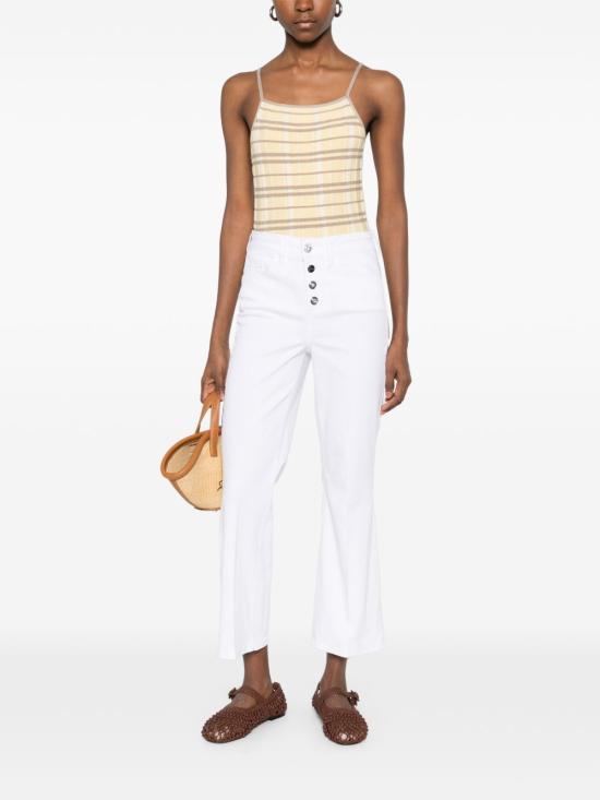 26SS 리우조 스트레이트 팬츠 UA6040T259411111 BIANCOTTIC - LIU JO