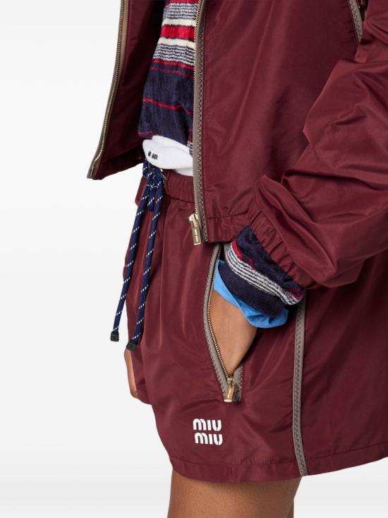 26SS 미우미우 스트레이트 팬츠 MP1809121IF0399 AMARANTO - MIU MIU