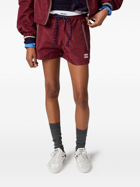 26SS 미우미우 스트레이트 팬츠 MP1809121IF0399 AMARANTO - MIU MIU