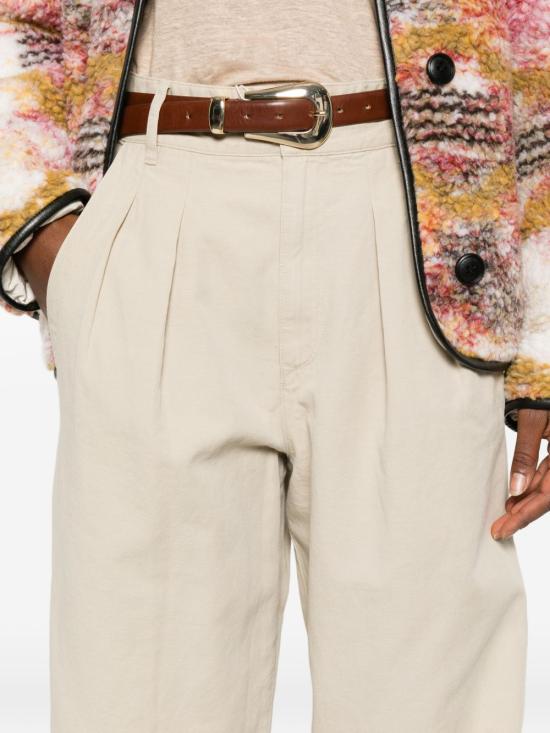 26SS 이자벨마랑에뚜왈 스트레이트 팬츠 PA0634FAD1G04E90BE BEIGE - ISABEL MARANT ETOILE