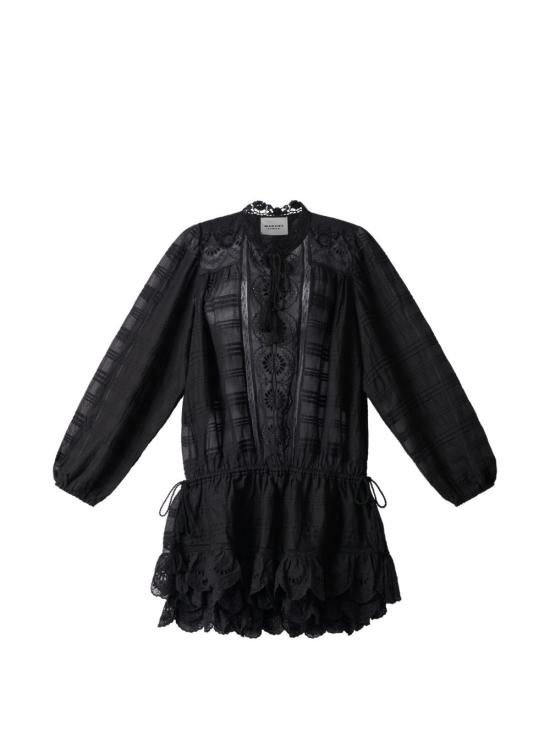 26SS 이자벨마랑에뚜왈 미디 원피스 RO0952FAD1J05E01BK BLACK - ISABEL MARANT ETOILE