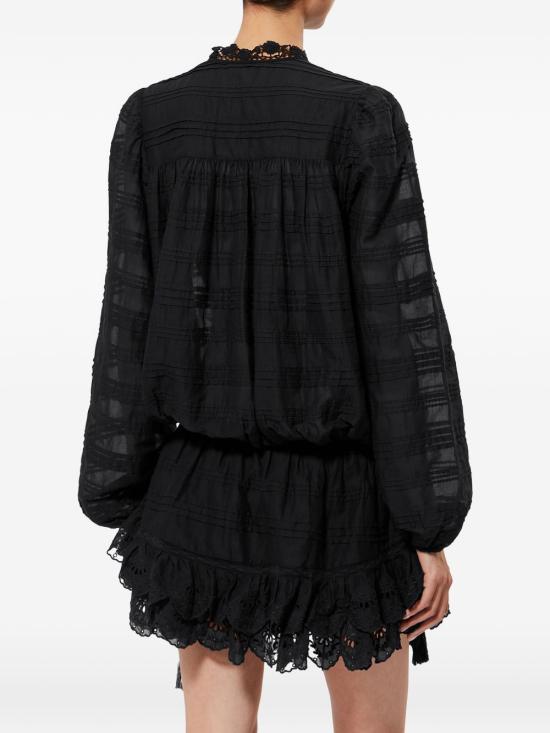26SS 이자벨마랑에뚜왈 미디 원피스 RO0952FAD1J05E01BK BLACK - ISABEL MARANT ETOILE