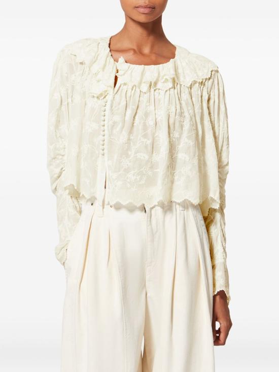 26SS 이자벨마랑 반팔 티셔츠 HT0808FAD1J03I20WH WHITE