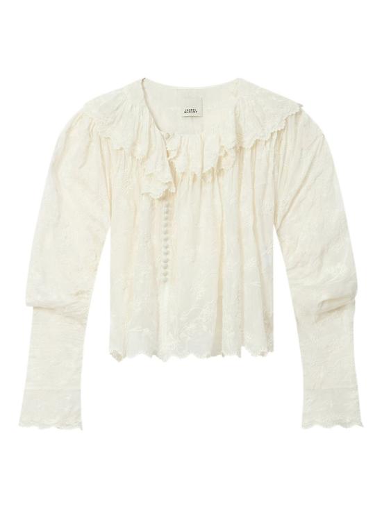 26SS 이자벨마랑 반팔 티셔츠 HT0808FAD1J03I20WH WHITE - ISABEL MARANT