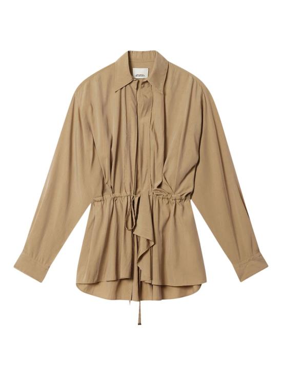 26SS 이자벨마랑 미디 원피스 VE0678FAD1I03I67KI KHAKI - ISABEL MARANT
