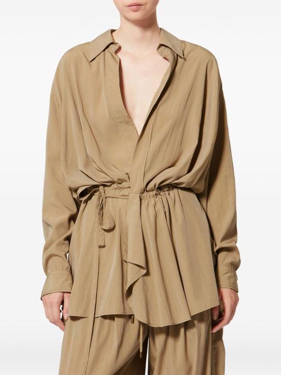 26SS 이자벨마랑 미디 원피스 VE0678FAD1I03I67KI KHAKI - ISABEL MARANT