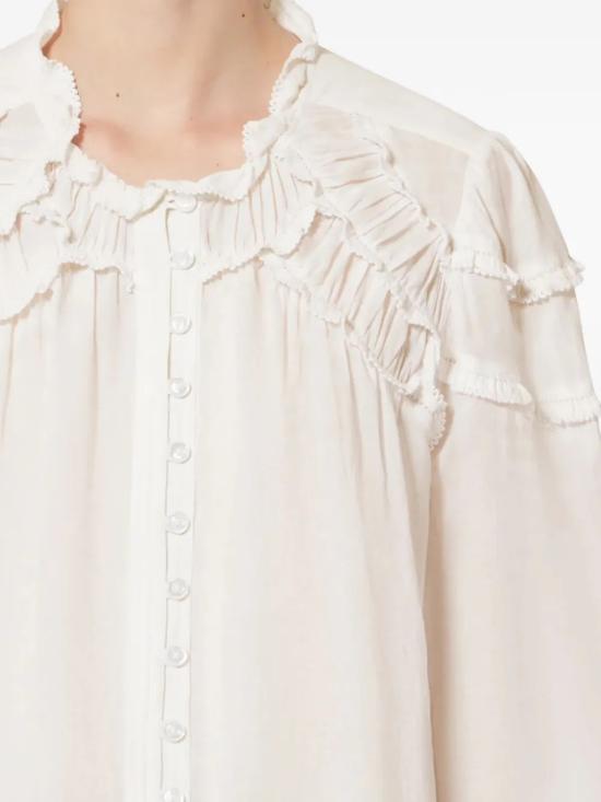 26SS 이자벨마랑에뚜왈 셔츠 HT0681FBB3J04EWHWH WHITEWHITE - ISABEL MARANT ETOILE