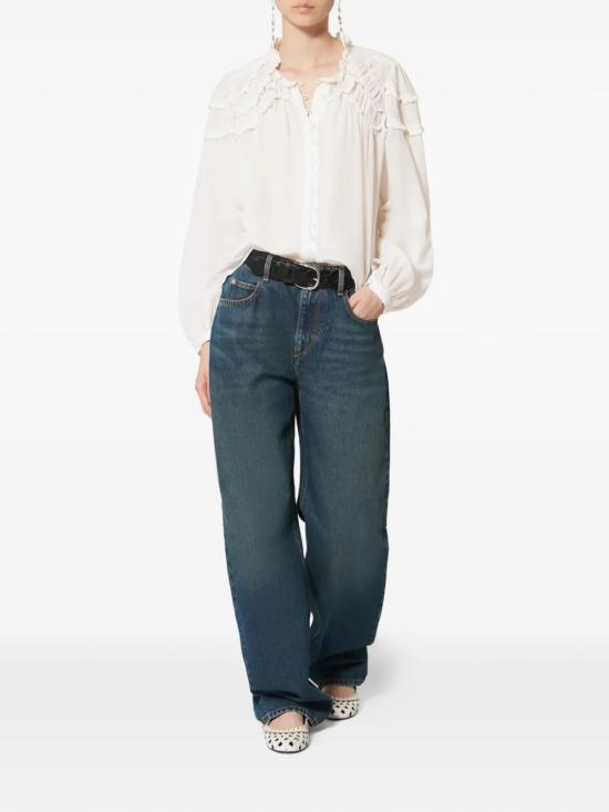 26SS 이자벨마랑에뚜왈 셔츠 HT0681FBB3J04EWHWH WHITEWHITE - ISABEL MARANT ETOILE