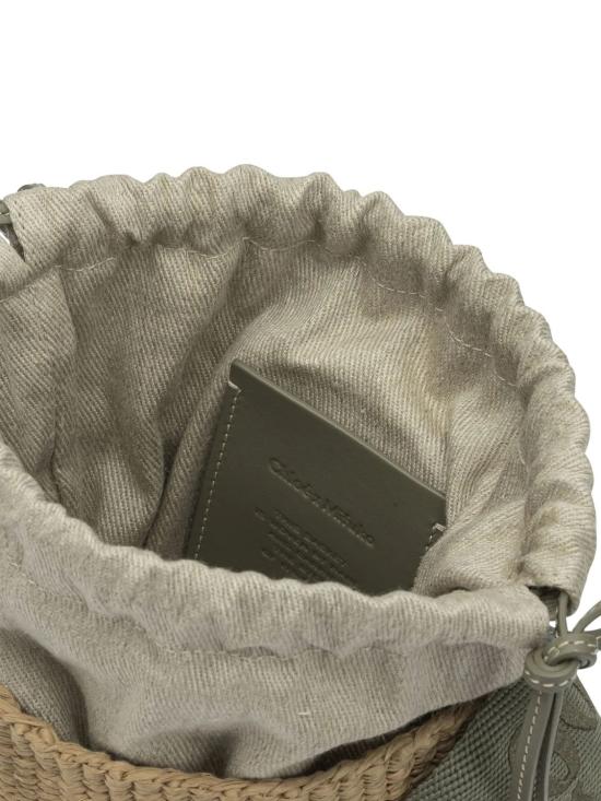 26SS 끌로에 우디 스몰 바스켓백 CHC23AS381L183D6 ALOEGREEN - CHLOE