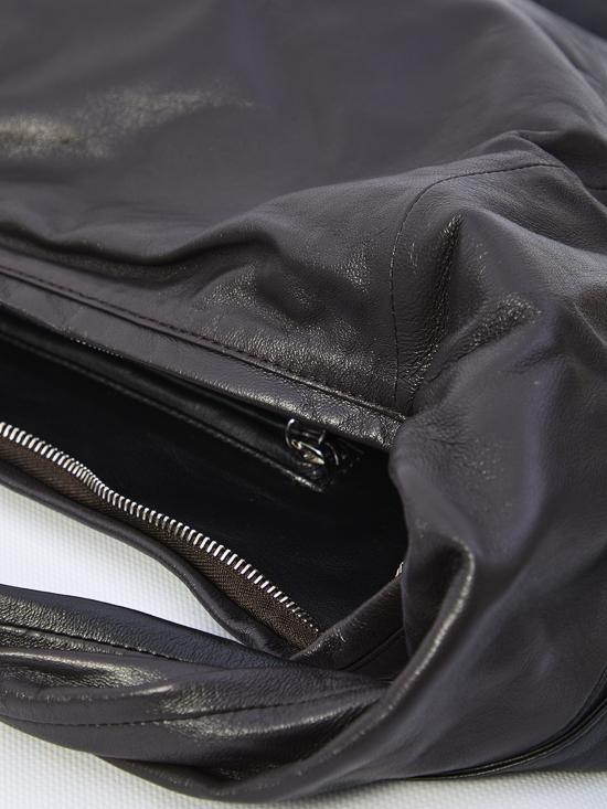 26SS 르메르 스몰 스카프 익스텐디드 핸들 백 BG0188LL0075MU096 BLACKDCHOC - LEMAIRE