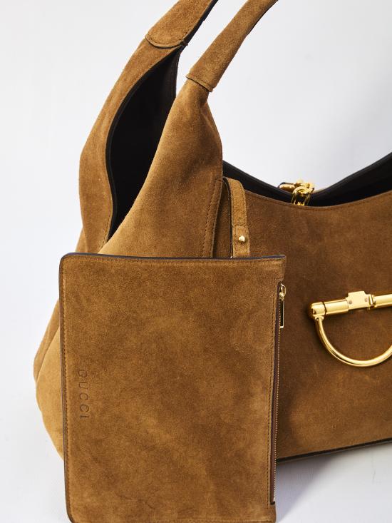 25FW 구찌 소프트빗 맥시 숄더백 837466AAFLB2118 BROWN - GUCCI