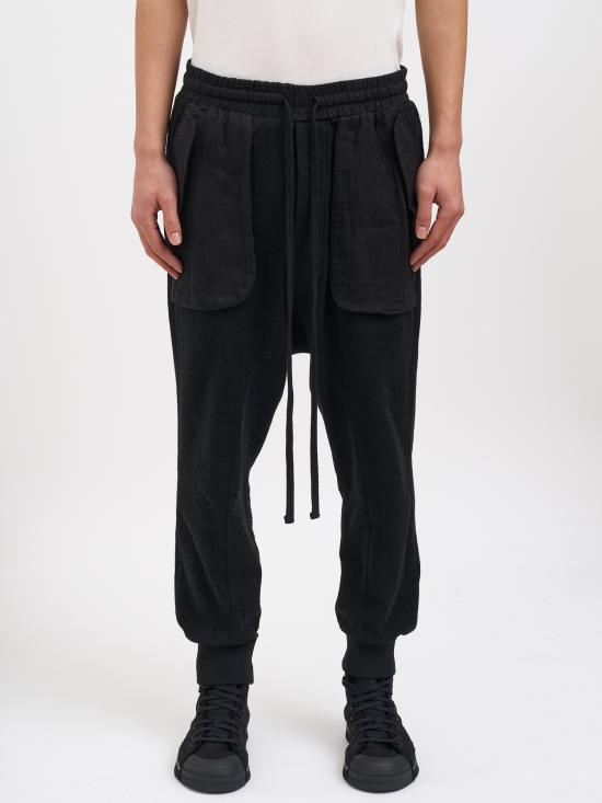 26SS 톰크롬 스트레이트 팬츠 NMST523BLACK