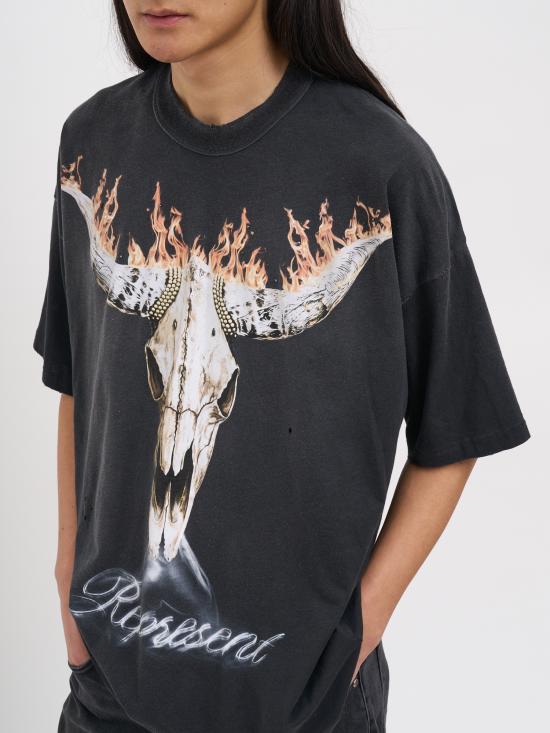 26SS 리프레젠트 반팔 티셔츠 NMLM10059204 BLACK - REPRESENT