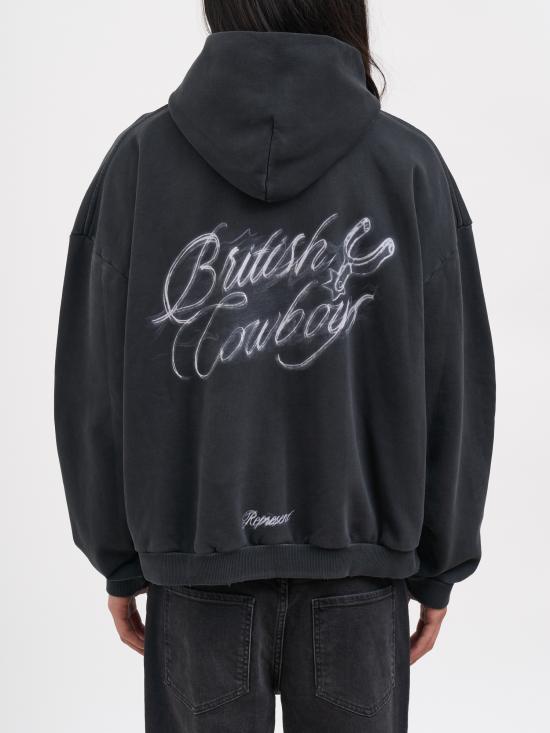 26SS 리프레젠트 후드 티셔츠 NMLM10061004 BLACK - REPRESENT